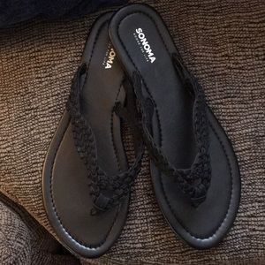 Sonoma braided flip flops 9/10